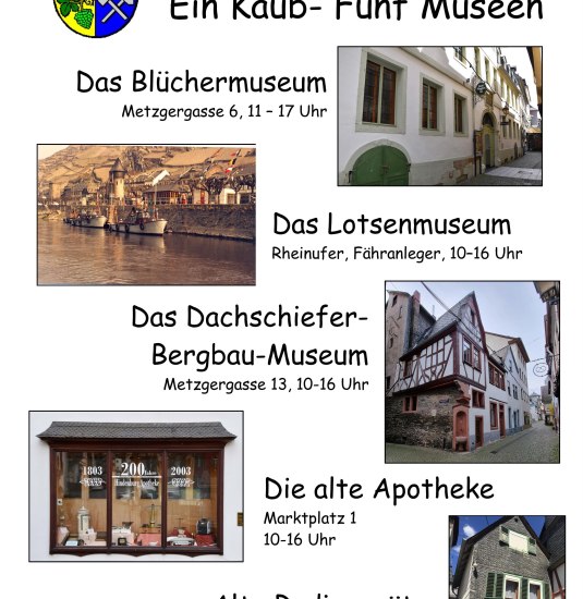 Internationaler Museumstag | © Quelle Stadtverwaltung Kaub