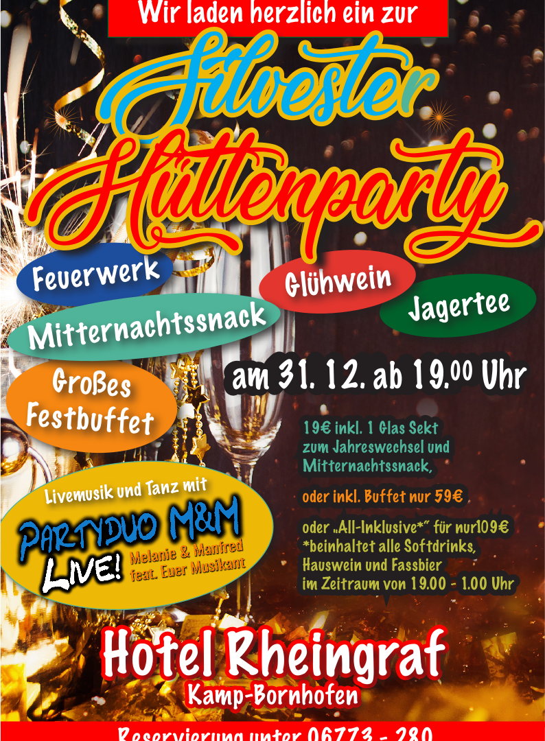 Silvester 25/26 | © Hotel Rheingraf