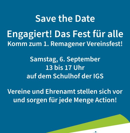 Plakat - Engagiert! Das Fest für aööe | © Stadt Remagen