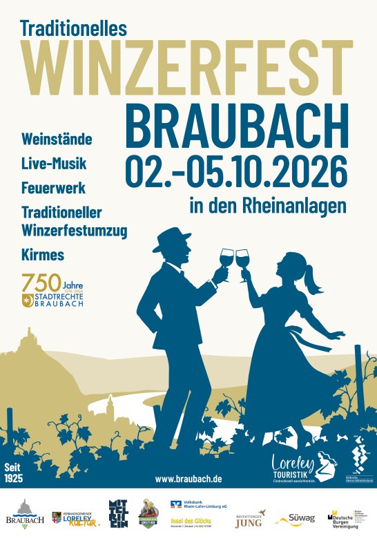Winzerfest Plakat | &copy; Stadt Braubach