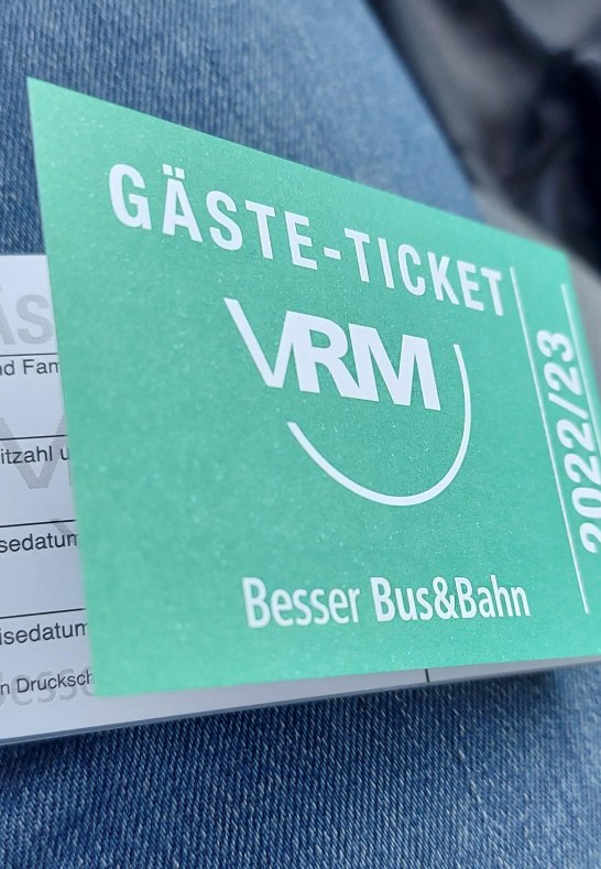 VRM Gäste-Ticket inklusive | © Heimes