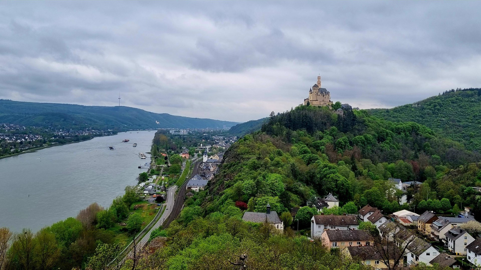 Aussicht auf Marksburg | © Ulrike Dallmann