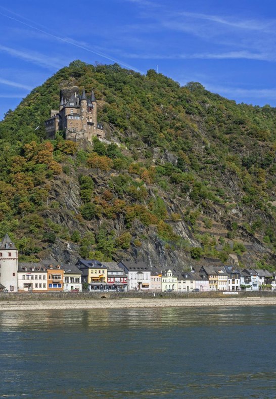 St. Goarshausen mit Burg Katz | © Friedrich Gier St. Goarshausen mit Burg Katz | © Friedrich Gier