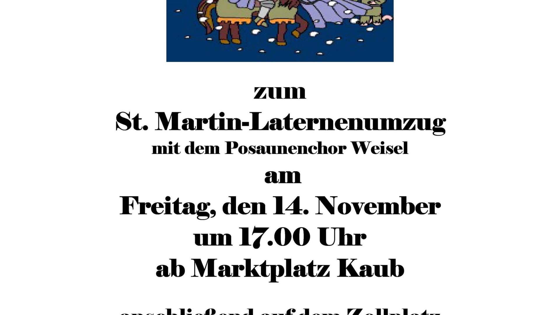 Plakat | © Stadt Kaub