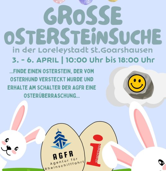 Osterteinesuche St. Goarshausen | &copy; Agentur f&uuml;r Rheinschifffahrt