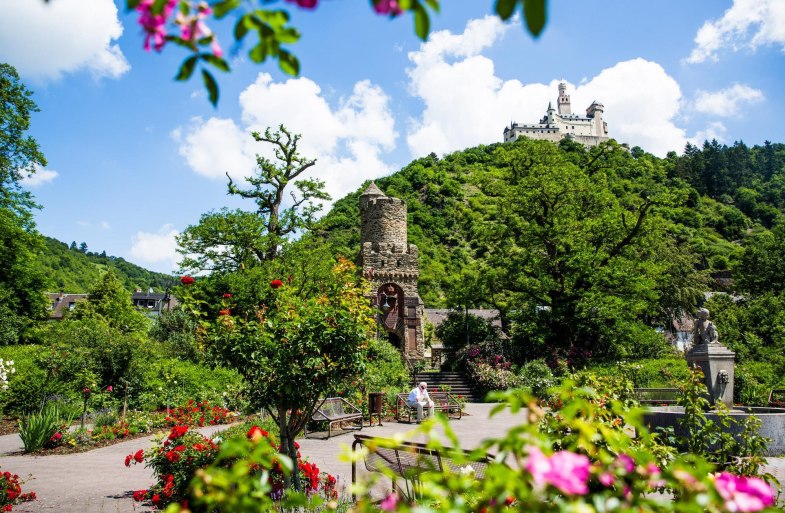 Blick auf Marksburg | &copy; Henry Tornow/Romantischer Rhein Tourismus GmbH