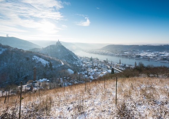Marksburg_Schnee | © Dominik Ketz/Rheinland-Pfalz Tourismus GmbH
