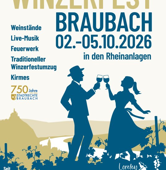 Winzerfest Plakat | &copy; Stadt Braubach