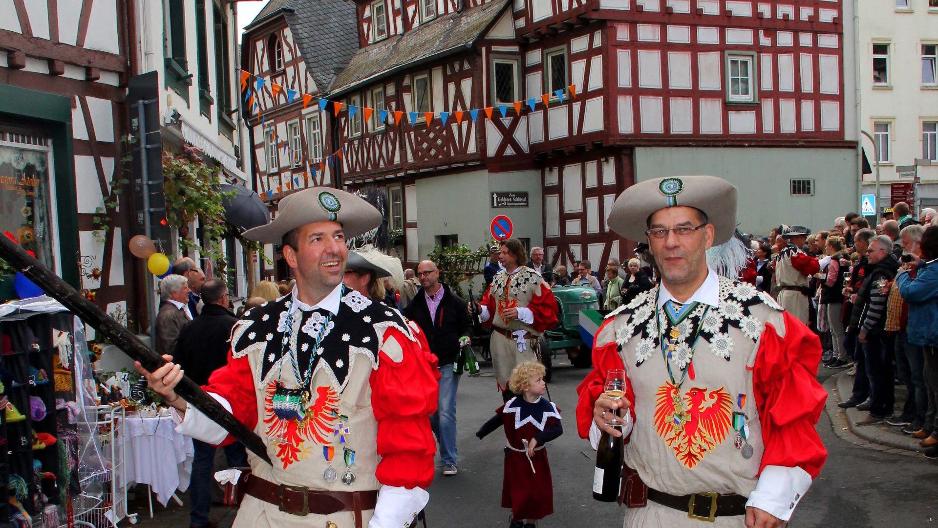 Pankgrafen beim Winzerfestzug | &copy; Dirk F&ouml;rder
