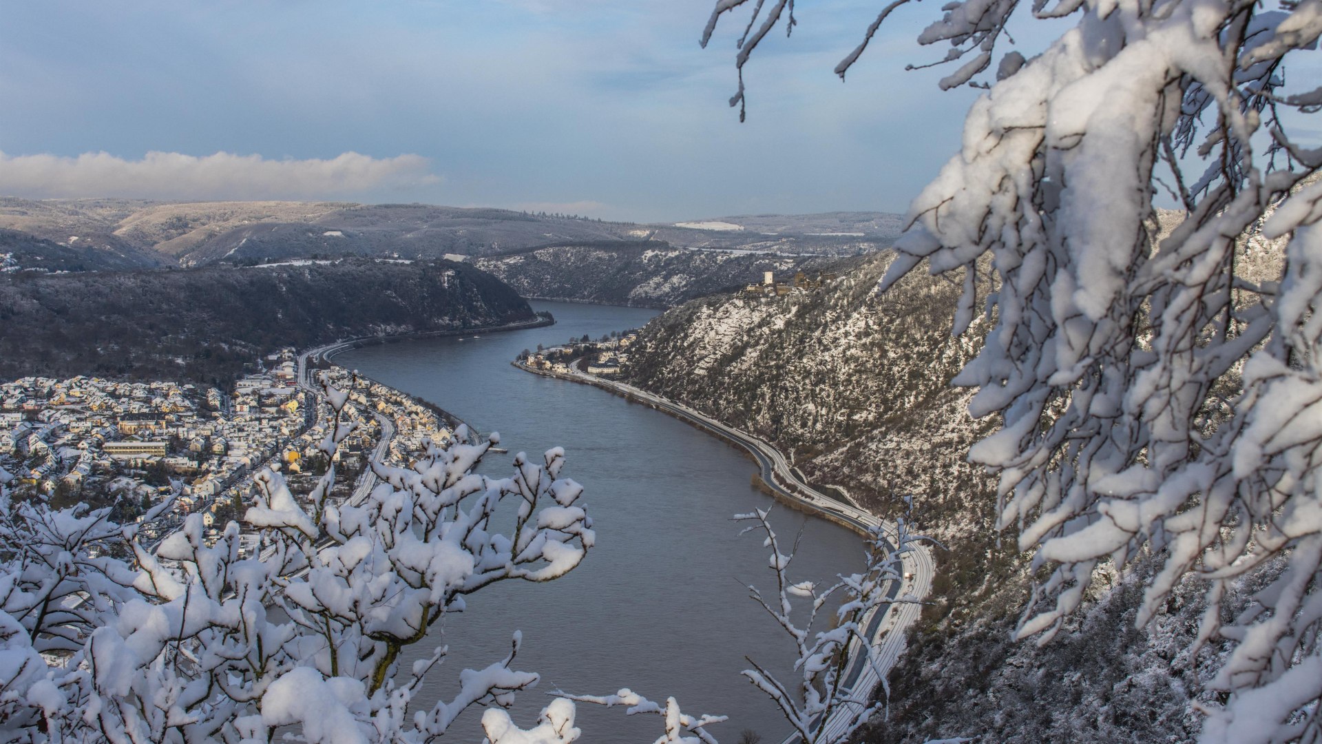 Rhein Schnee | © Joachim Hewel