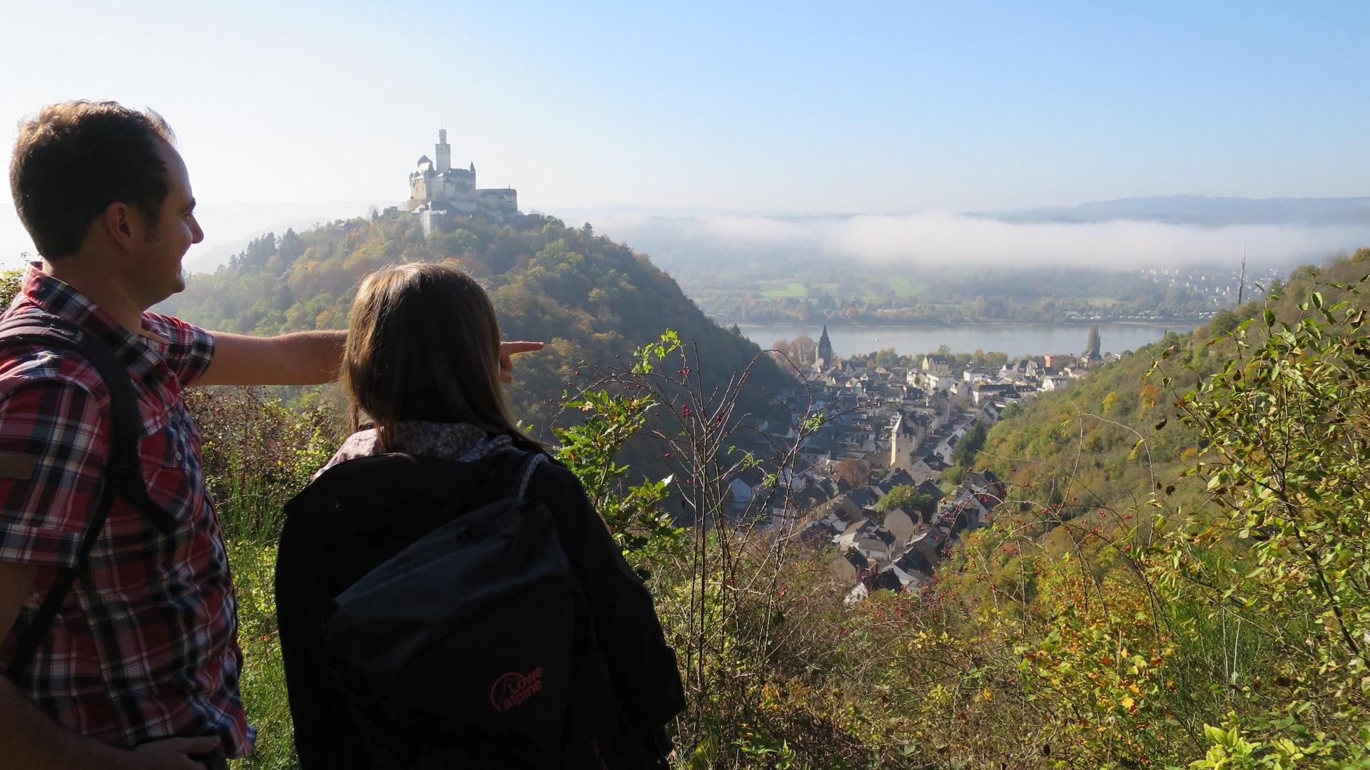 Blick auf Marksburg | © Bastian Clos Blick auf Marksburg | © Bastian Clos