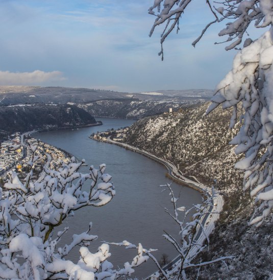 Rhein Schnee | © Joachim Hewel