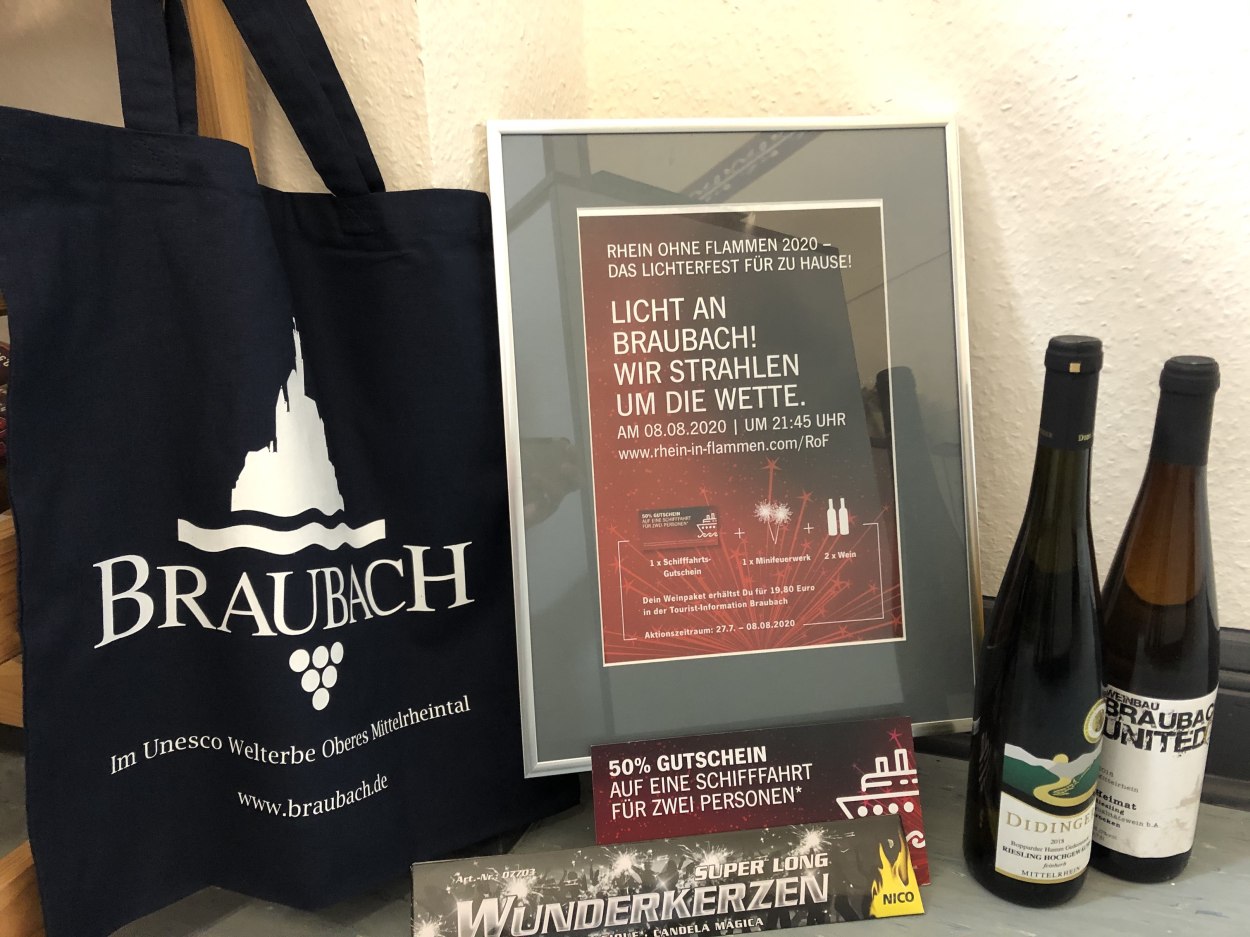 Weinpaket Rhein ohne Flammen | © Tourist-Information