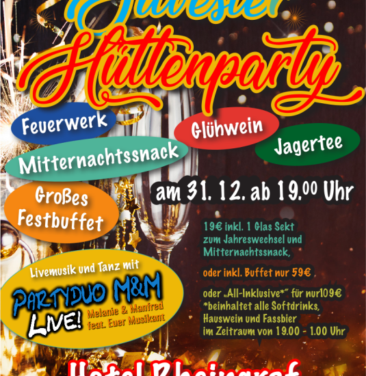 Silvester 25/26 | © Hotel Rheingraf Silvester 25/26 | © Hotel Rheingraf