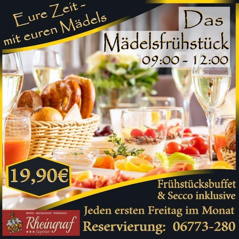 Mädelsfrühstück | © Hotel Rheingraf